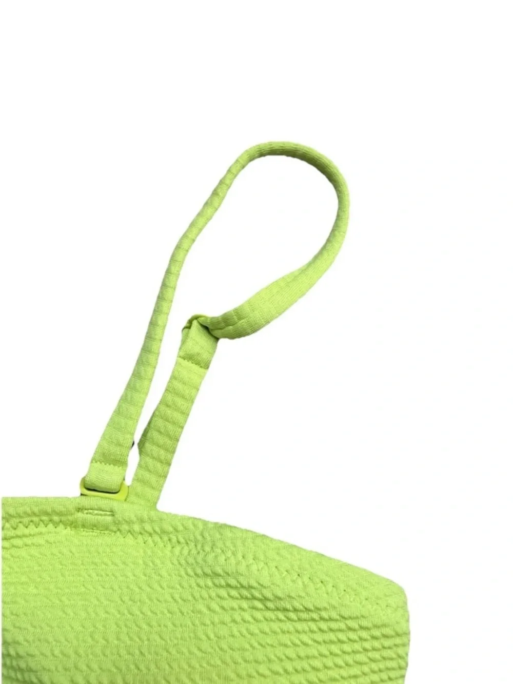 Old Navy Women’s M One Shoulder Convertible Swim Top Citrine NWT $27